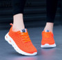 2020 Orange Casual Fly Air Mesh Breathable Sneakers Chaussure Femme Sport Platform Ladies Trainers Shoes For Women Zapatos Mujer