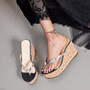 Sexy Super High Heels Large Size 35-42 Platform Wedges Pinch slippers Mules Slippers Shoes Women Sandals