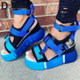 DORATASIA Big Size 34-44 Brand INS Lady Platform Sandals Fashion Colorful Summer Gladiator Sandals Women 2020 Wedges Shoes Woman