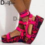 DORATASIA Large Size 34-44 INS hot Brand New Female Wedges Gladiator Sandals Party Colorful Summer Sandals Women Shoes Woman