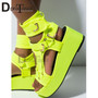 DORATASIA Big Size 34-44 INS hot Brand Female Platform Gladiator Sandals Party Colorful Summer Sandals Women Wedges Shoes Woman