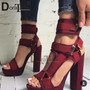 DORATASIA Big Size 34-43 Luxury Brand Lady High Heels Gladiator Sandals Platform Colorful Summer Sandals Women Party Shoes Woman
