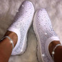 Spring Women's Sports Sneakers women shoes woman Shiny Sock Casual women shoes 2021 Flat Female flats Shoes Slip-On Sneakers