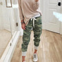 women trousers casual Elastic Waist Cotton camouflage streetwear joggers high waist loose Sweatpant Lady Long plus size S-2XL