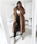 Women Faux Fur Coat Autumn Winter Coat Women 2020 Casual Solid Long Female Vintage Jackets Plush Overcoat Chaqueta Mujer