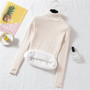 2020 Brand Turtleneck Female Sweater Solid Winter Warm Long Sleeve Sweater Casual Slim Knitted Pullovers Women Knitting Sweater