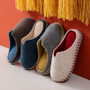 Winter New Solid Flock House Women Cotton Slippers Bedroom Memory Foam Couples Shoes Warm Plush Indoor Ladies Fur Slippers