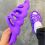 2020 new Home slippers women/men summer fashion skull thick bottom increase indoor couple home soft bottom sandals