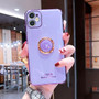 SoCouple Electroplated Case For iPhone 11 Pro Max XS 7 8 6S plus SE XR Stand Ring Holder Soft TPU Cover iPhone 12 Pro Max Case