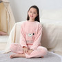 New Coral Fleece Kids Pijamas Homewear Boys Girls Winter Children Fleece Pajamas Warm Flannel Sleepwear Loungewear Teens Clothes