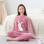 New Coral Fleece Kids Pijamas Homewear Boys Girls Winter Children Fleece Pajamas Warm Flannel Sleepwear Loungewear Teens Clothes