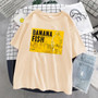 Funny Japan Anime Banana Fish T Shirt Men Manga Unisex Streetwear T-shirt Casual Short Sleeve Tshirt Homme Hip Hop Top Tees Male