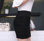 Sequined Skirts Sexy Bling Skirt for Women Party Elastic Stretch Skirt High Fashion Club Pencil Mini Black Skirt Skinny Skirt