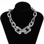 High Quality Punk Lock Chain Necklace Women Statement Hip Hop Twisted Chunky Thick Link Necklace Gothic Jewelry Steampunk Men