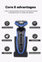 Multi-functional 4D Electric Shaver