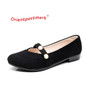 Women Flats Ballet Shoes Women Flats Office Work Shoes Oversize Boat Shoes Cloth Sweet Loafers Women's Pregnant Flats Shoes