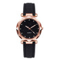 montre femme Women's watches Ladies fashion Korean Rhinestone Rose Gold Quartz Watch Leather strap wristwatch clock reloj mujer