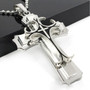 2021 Fashion New Black Rectangle Pendant Necklace Men Trendy Simple Stainless Steel Chain Men Necklace Jewelry Gift