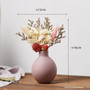 Glass Vase Nordic Home Decoration Desktop Vase Home Decoration for Living Room Office Decoration Flower Arrangement Gifts