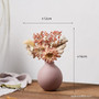 Glass Vase Nordic Home Decoration Desktop Vase Home Decoration for Living Room Office Decoration Flower Arrangement Gifts