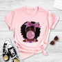Fashion Woman t shirts anime Print Short-Sleeved Boudoir T-shirts Round Neck Novelty Graphic Tops summer new