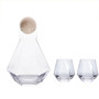 Glass Pitcher Water Bottle Drinkware Cold Water Juice Kettle Jug Cup Set Teacup Kitchen Accessories Color Transparent Wine Glass