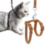Cat Dog Collar Harness Leash Adjustable Nylon Pet Traction Cat Kitten Halter Collar Cats Products Reflective Pet Harness Belt