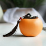 Persimmon Storage Tank Ceramics Tea Pot with Cover Small Portable Sealed Jar Tea Storage Home Desktop Decorative Cans Teaware