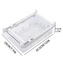 Transparent Refrigerator Drawer Storage Box Retractable Pullout Drawer Fresh Spacer Layer Sort Kitchen Fridge Shelf Organizer