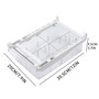 Transparent Refrigerator Drawer Storage Box Retractable Pullout Drawer Fresh Spacer Layer Sort Kitchen Fridge Shelf Organizer