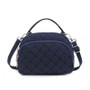 Women Messenger Bags 2020 New Summer Nylon Plaid Crossbody Shoulder Bag Headphone Hole Multifunction Handbag Casual Shell Bag