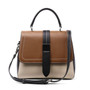 Natural Cowhide Leather Bag Color Matching Shoulder Bag Large Capacity Handbag 2020 New Arrival Winter Women Messenger Bag