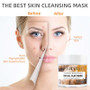 AUQUEST 50ml Face Mask Organic Natural Turmeric Mud Mask Anti Aging Moisturizing Whitening Pore Purifying Facial Mask TSLM2