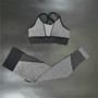 Seamless Sport Set Women 2 Two Piece Crop Top T-Shirt Leggings Workout Clothes Outfit Hollow Fitness Gym Suit Wear Yoga Sets