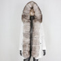 BLUENESSFAIR 2020 Waterproof Long Parka Real Fur Coat Natural Fox Fur Collar Hood Outerwear Winter Jacket Women Warm Streetwear