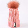 Brand Winter knitted Beanies Hats Women Thick Warm Beanie Skullies Hat Female knit Letter Bonnet Beanie Caps Outdoor Riding Sets