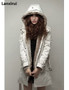 Faux Fur Lining Women 'S Fur Hoodies Ladies Coats Sping Winter Warm Long Coat Jacket Cotton Clothes Thermal Parkas