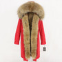 OFTBUY Waterproof Real Fur Coat X-long Parka Winter Jacket Women Natural Fox Fur Collar Hood Thick Warm Outerwear Detachable New