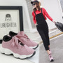 KAMUCC Women Flat Sneakers Breathable Lace up Canvas Vulcanize Shoes Woman tenis feminino Chaussure Femme Platform Shoes 35-40