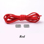 1Pair No tie Shoelaces Round Elastic Shoe Laces For Kids and Adult Sneakers Shoelace Quick Lazy Laces 19 Color Shoestrings