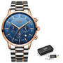 Relojes 2018 Watch Men LIGE Fashion Sport Quartz Clock Mens Watches Top Brand Luxury Business Waterproof Watch Relogio Masculino