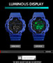 SKMEI Fashion Sport Watch Men Alarm Clock Cowboy Waterproof Week Display Men Watches Denim Digital Watch relogio masculino 1472