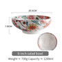 MDZF SWEETHOME Glaze Bowl Plate Rice Vegetable Soup Noodle Bowl Sauce Serving Dish Tableware Set