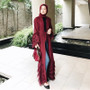 2019 Adult Casual New Large SizeMuslim Velvet Abaya Maxi Dress Maxi Dress Dubai Kaftan Muslim Abaya Female Burqa Dress