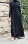 2019 Adult Casual New Large SizeMuslim Velvet Abaya Maxi Dress Maxi Dress Dubai Kaftan Muslim Abaya Female Burqa Dress