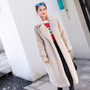 Winter Women High Quality Faux Rabbit Fur Coat Luxury Long Fur Coat Loose Lapel OverCoat Thick Warm Plus Size Female Plush Coats