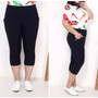 Women Capris Pants 2019 Plus Size Casual Capris For Women Slim Elastic Cotton Candy Capris Women Pants