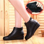 Winter Boots Women 2019 Women Snow Boots Wedge Heels Winter Shoes Women Warm Fur Casual Shoes  Zip Women's Shoes Botas Mujer