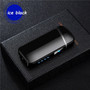 New Double Plasma Arc Lighter Windproof Electronic USB Recharge  Cigarette Smoking Electric Lighter