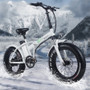 Folding aluminum allo electric bicycle powerful fat tire 48 v 15ah watt ebike beach cruiser bike Booster bicycle electric snow